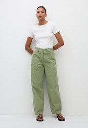Relaxed Cargo Pant - Oregano - Matteau